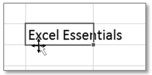 Move pointer - Moving selected cells